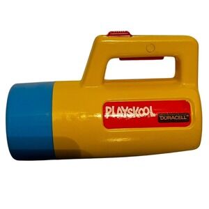 Vintage Playskool Duracell Toy Flashlight Multi-Color Light